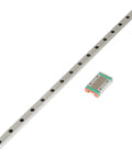 Top Tier Compact Precision Linear Guide Rail System Two Piece Heavy Duty Steel Set For Small Automated Equipment And High Accuracy Motion Control with steel rail and block.