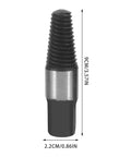 Heavy Duty Carbon Steel Broken Screw Extractor Kit That Slays Jammed Bolts For Faucets And Pipes, 9cm x 2.2cm extractor