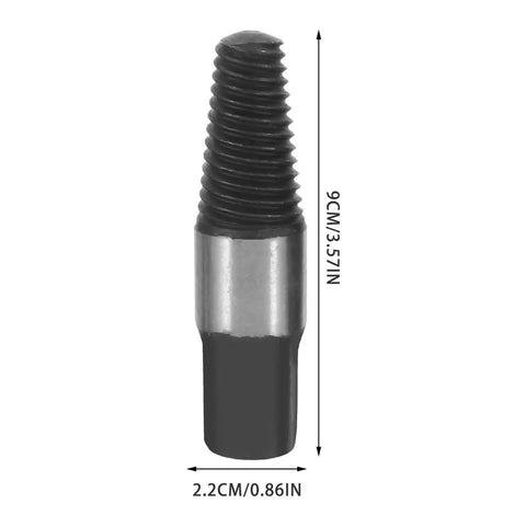 Heavy Duty Carbon Steel Broken Screw Extractor Kit That Slays Jammed Bolts For Faucets And Pipes, 9cm x 2.2cm extractor