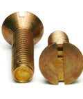 Silicon Bronze Slotted Flat Head Machine Screws 3/8-16 By 3/4 Inch Long, Corrosion Resistant Alloy 651 For Marine, Plumbing, And Electrical Projects