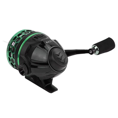 Spincast Fishing Reel With 4.1 To 1 Gear Ratio, Closed Face Design, Durable ABS And Metal Build, Lightweight Yet Tough for Freshwater Lakes.