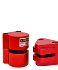 Pneumatic Brake MC DBX10 in red, for CNC Turning And Milling Machines with Automatic Reset Caliper Air Pressure Butterfly Disc Brake System