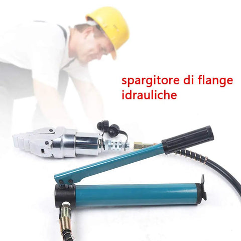 Heavy Duty Hydraulic Flange Spreader With Pump Set Lightweight Portable Pipe Expander For Tight Spots Smooth Parallel Action No Drama Reliable Workhorse Tool