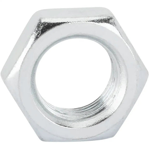 Steel Jam Nuts Five Eighth Inch by Eighteen NF Fine Thread Right Hand Thin Profile Locking Hardware for Rod Ends Heim Joints Tie Rod Ends Zinc Plated Pack of Six, hex jam nut