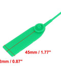 Green Two Pack Rock Solid 420Mm Cable Ties Boasting Smooth Writing Labels For Super Clutch Cord Management No Sweat Wire Bundling Tough As Nails Zip Ties That Grip Tight Every Damn Time Premium Grade, showing length details.
