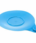 2pcs Silicone Drain Stopper Bathtub Plug for Kitchen and Bathroom in blue, flat round silicone, ideal for sealing drains.