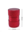 Colorful Aluminum Wheel Hub Valve Caps 28 Piece Set For Schrader Valves Dope Color Mix 4 Caps Per Color 11mm x 16mm