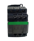 Front view of 3 Pole Non-Reversing Contactor, 18A, 120 VAC Coil, 1 NO 1 NC Auxiliary Contacts, industrial control relay for motors