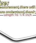 Drag Link Replacement For Husqvarna Poulan Craftsman Lawn Mowers 532175121 175121 Durable Beefed Up Universal Fitment Compatible With CT131 CT141 CTH141 CTH151T CTH182T CTH192 CTH2038 YTH130 YTH1342 YTH1452 YTH1746 YTH1842 YTH1848 YTH18542 LT2000, 16-1/4 inch silver steel