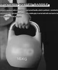 Heavy Duty Cast Iron Kettlebell Set 24kg Green For Home Gym Strength Training With Color Coded Weights 16kg ergonomic handle