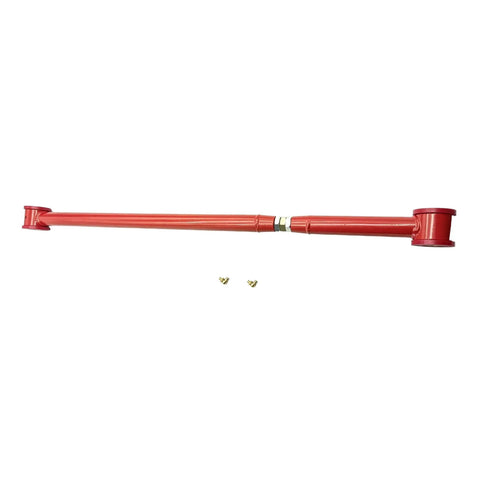 Adjustable Rear Panhard Track Bar With Polyurethane Bushings For GM SUVs Suburban 1500 2500 Tahoe Avalanche Yukon Escalade Hummer H2 2000 To 2006 2003 To 2009 Beefed Up For Better Alignment Handling And Stability Off Road. red steel bar with bushings