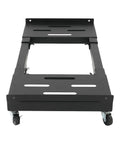 Heavy Duty Furniture Dolly With 2000 Lbs Capacity Steel Panel Heavy Load Moving Cart, flat steel design with six swivel casters.