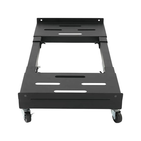 Heavy Duty Furniture Dolly With 2000 Lbs Capacity Steel Panel Heavy Load Moving Cart, flat steel design with six swivel casters.