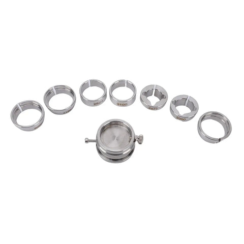 Pro Grade Watch Movement Fixing Kit, 8 Piece Stainless Steel Movement Holder Base With Repair Tools, Compatible With 2824 2671 shown