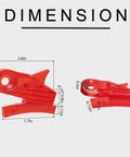 Front Derailleur Setup Tool For 12 Speed Drivetrain, DIY Friendly And Perfect For Rival AXS And Red Force, size dimensions 2.6in and 1.7in