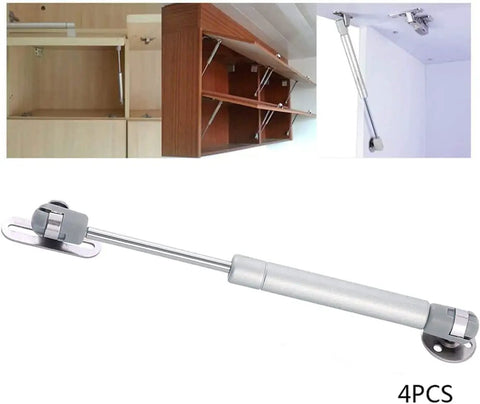 Gas Strut Cabinet Lift Support 6 Inch 30N Soft Open And Down Hinge With Buffer Telescopic Cabinet Door Spring 4 Pack