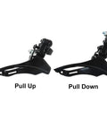 Universal Front Derailleur For Mountain Bikes Dope Steel Construction Built To Last Smooth Shifting Easy Install Pull Up Down