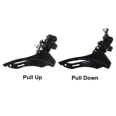 Universal Front Derailleur For Mountain Bikes Dope Steel Construction Built To Last Smooth Shifting Easy Install Pull Up Down