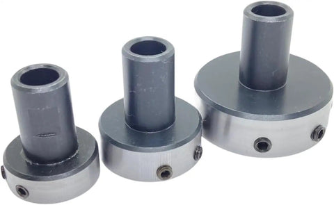 Precision Lathe Tailstock Tap And Die Holder Set With MT3 Sliding Floating Design For Perfect Threading, Holds 13/16 Inch, 1 Inch And 1-1/2 Inch Button Dies In 8 Piece Kit Made Right For Heavy Duty Work; three MT3 steel holders