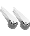 2 Pack Heavy Duty Barn Door Rollers Built Tough For Dead Silent Gliding Slick Rolling On Tracks With No Sweat Setup Nylon Pulleys