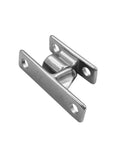 Two Pack Heavy Duty Stainless Steel Gate Door Hinges Frame Mount Easy Install For Farm Gates And Garden Fences Barn Doors No Screws Required