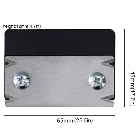 KETIPED MG-022BK woodworking edge trimmer with black body and silver blade for edge banding deburring
