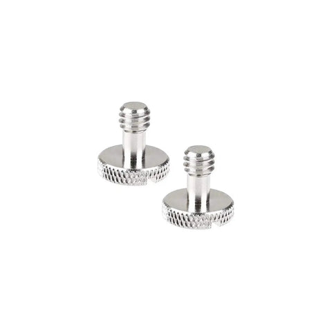 Built Tough Quarter Inch 20 Thread Slotted Screws For Camera Quick Release Plates And Tripod Mounts, Nickel Brass Build with secured grip.