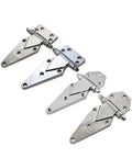 Rock Solid Heavy Duty Load Bearing Hinge 152 X 77 mm Premium Steel Cabinet Gate Door Mount Bracket from multiple angles.