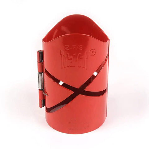 4-In-1 Pipe Marking And Cutting Guide 2 7/8 In for Saddle Cut 45 Degree, 22-1/2 Degree, and 90 Degree Angles, spring lock hinge