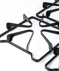 4 Pack Gas Range Burner Grates Replacement For WPW10268483 W10268483 AP6018155 PS11751457 8053580 Black Porcelain High Temperature Coating