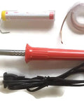 40W Soldering Iron Kit Pro Grade Set For Electronics Repair Includes 7 Feet 60 40 Rosin Core Solder Wire And 5 Feet Solder Wick