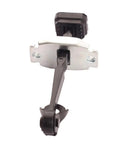 Beefy Door Hinges With Built In Opening Limiters For City Model 2003 2008, gray metal and ABS door hinge with black stopper