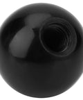 Plastic Spherical Knob Set 6 Pack Black Ball Lever Handles With Embedded Nut For Machine Arcade Console And Controller Replacement Non Slip Grip Easy Install For DIY Projects