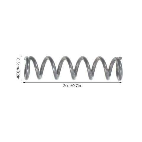 10 Pack High Tensile Stainless Steel Compression Springs Assortment Kit Perfect For DIY Mechanical Mods, Small Hardware Repairs, And Precision Shock Absorption Tasks That Actually Hold Up On Your Next Build Project. 2cm spring, 0.5cm diameter