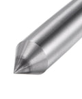 Close-up of MT1 Morse Taper Dead Center For Lathe Woodworking And Woodturning, 60 Degree Point, Hardened 45 Steel, Tailstock Support Tool