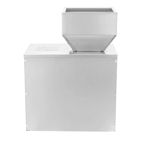 Top Tier Automatic Powder Filling Machine With Precise 0.2g Accuracy And Fast 2 To 5 Second Dispensing Speed, silver metal design.