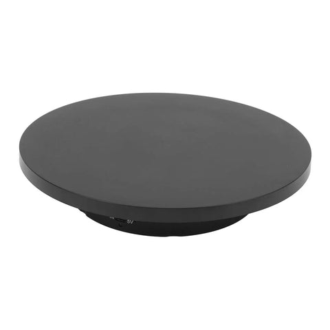 Hype Your Product With This Sick 3-In-1 Electric Rotating Display Stand That Spins Smooth 360 Degrees So You Can Score Crisp Photos And Viral Tiktok Videos Anytime You Need, black electric turntable.