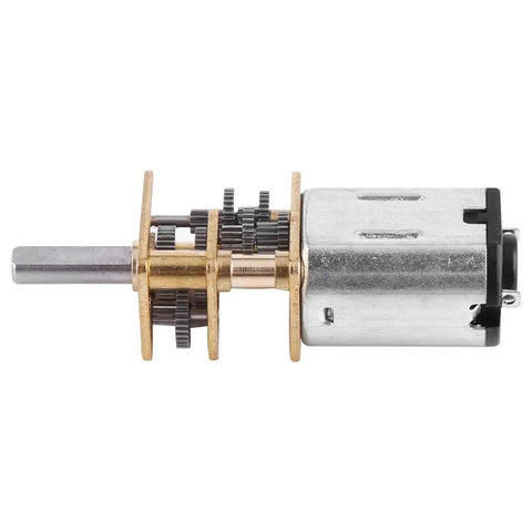 High Torque Full Metal Gears DC Gear Motor, 6V 3 Speed Reduction Box with gears, ideal for RC cars and DIY projects.