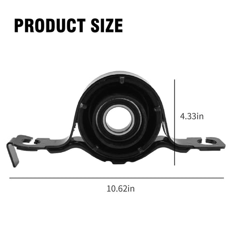Drive Shaft Center Support Bearing Replacement For Ford Edge AWD 2007 2014 0714FED9U Premium Centerport Bearing Durable Construction Easy Install Replaces 0714FED9U OE Style Fitment Verified, 10.62in x 4.33in size