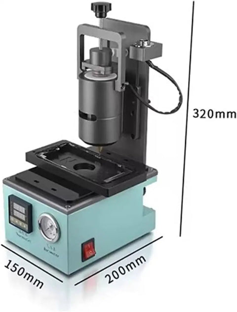 Semi Automatic Hot Melt Adhesive Dispenser With Positioning Molds And Foot Switch For Precise Electronics Assembly Great For Diy Projects And Pro Jobs, 150x200x320mm