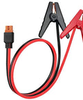 XT60i To Alligator Clip Cable 10AWG Extension with XT60i Female Connector, 2Ft length, durable UL1015 copper wiring, black and red clips.
