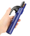 Heavy Duty 300A Copper Electrode Clamp For Welding offers superior conductivity and ergonomic grip in hand.