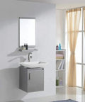 Slick Polished Artificial Stone Countertop Bathroom Sink With Integrated Drain Heavy Duty Oval Art Basin For Modern Vanity Cabinet in bright bathroom.