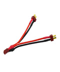 RC T Plug Parallel Connector Kit With 14 AWG 10cm Silicone Cord One Female To Two Male Battery Extension Cables