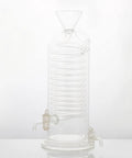 Next Level Glass Cold Brew Coffee Tower Featuring An Adjustable Speed Dripper And Clever Spiral Cooling Tube For Killer Iced Coffee Or Tea Effortlessly, 250ml borosilicate glass design.