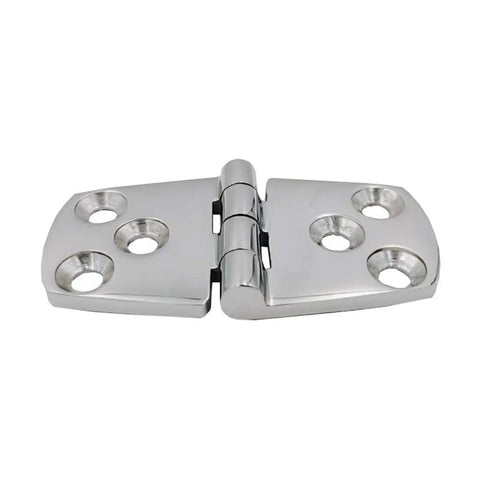 316 Stainless Steel Flush Strap Door Hinge For Boats And Marine Gear, Rustproof Hardware For Yachts, RVs, Dinghies, and Cabinets