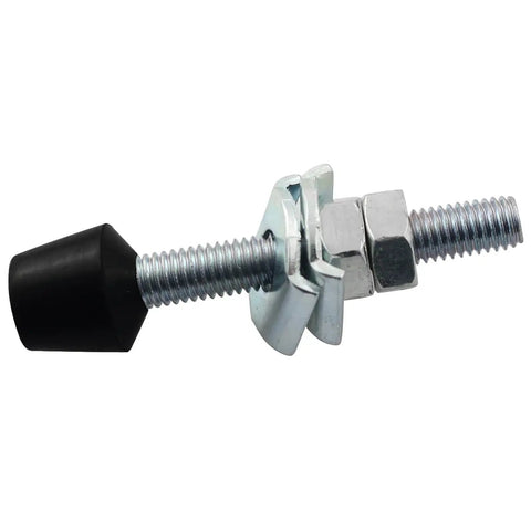 Four Pack Rubber Head Toggle Clamps 70mm M8 Carbon Steel With Soft Pad Clamps, Round Spindle Tip, Heavy-Duty Wear-Resistant Metal, Ideal For Woodworking And Metalworking, Rock-Solid Grip And Precise Alignment, rubber head clamp with M8 threaded spindle