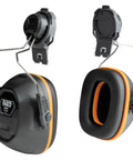 Ear Muffs With Full Brim Hard Hat Attachment For Construction And Manufacturing Pros On The Jobsite, 26 Decibels NRR Noise Reduction
