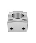 Heavy Duty Pneumatic Wedge Fixture For Multi Station Cnc Machining, metal clamping block with precision holes and flat surface.