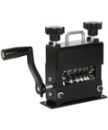 Heavy Duty Automatic Wire Stripper Tool For Electrician And Home DIY Projects Lightweight Portable Cable Cutter With Drill Attachment Efficient Stripping Machine For House Wiring Tasks Easy Grip Handle Design with hand crank.